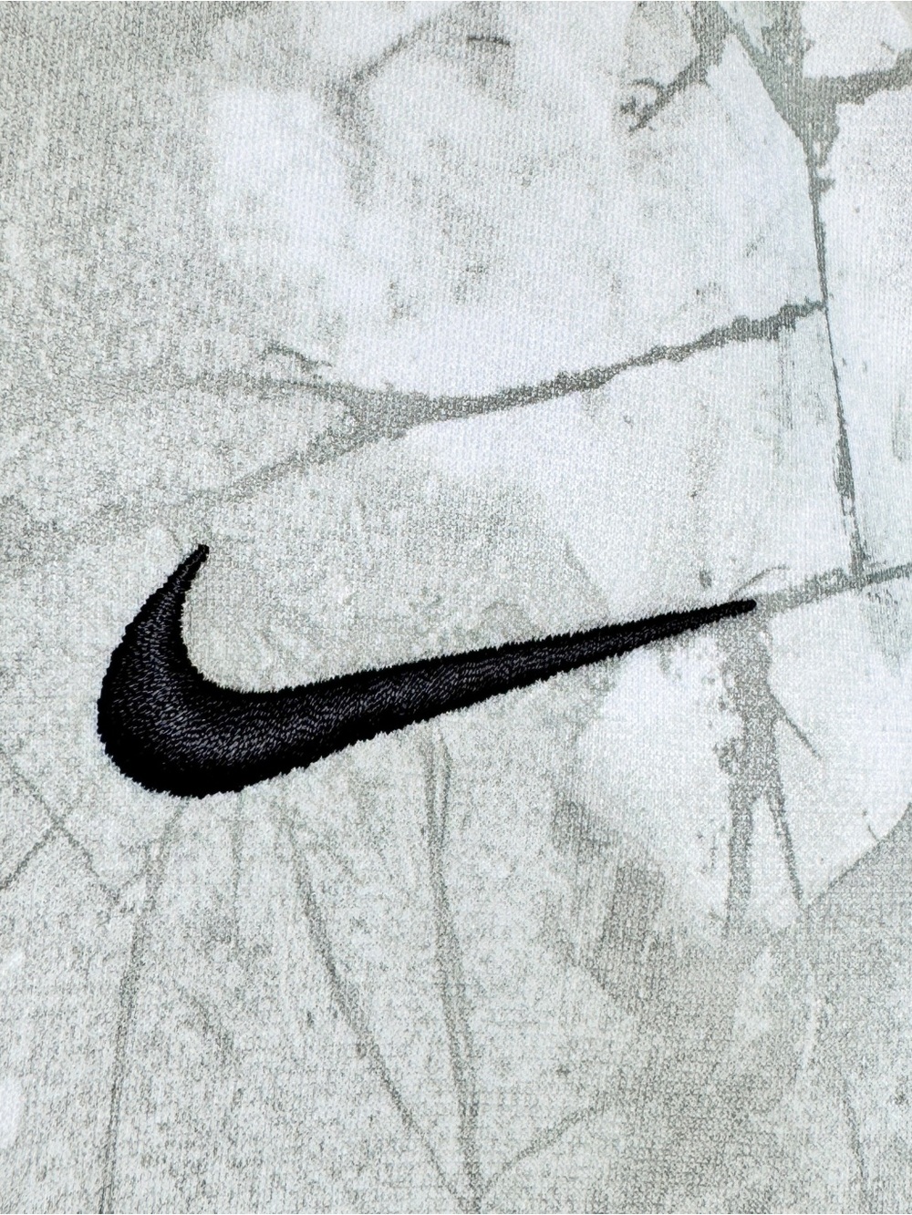 Nike Therma Dri-FIT Hoodie Mens M Grey White Marble Print DQ4836-077 Pullover - Picture 9 of 16